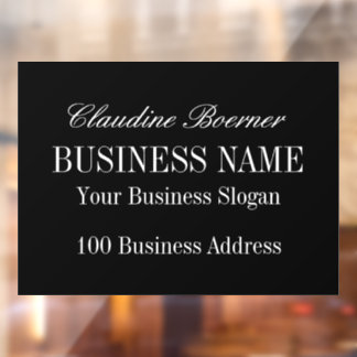 Landscape Window Decal Clings Business Home