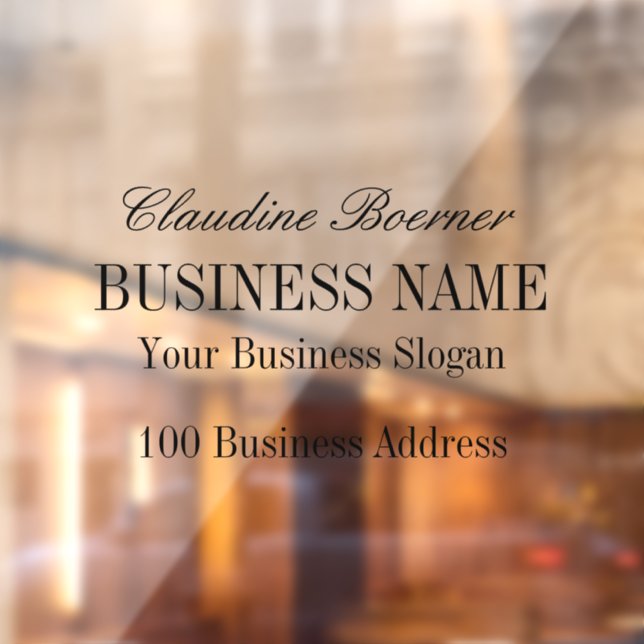 Landscape Window Decal Clings Business Home (Sheet 2)