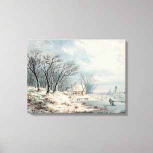 Landscape: Winter Canvas Print