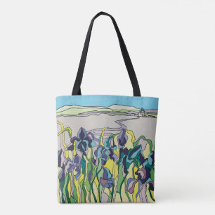 Landscape with a castle tote bag