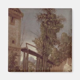 Landscape with a Footbridge, c.1518-20 Magnet