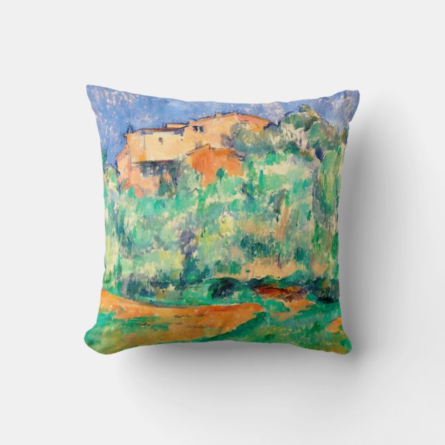 Landscape with a House, Cezanne Cushion (Front)