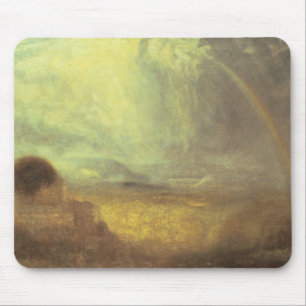 Landscape with a rainbow mouse mat