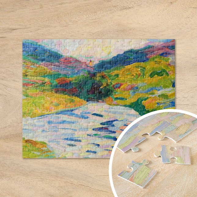 Landscape with a River | Curt Herrmann Jigsaw Puzzle (Creator Uploaded)