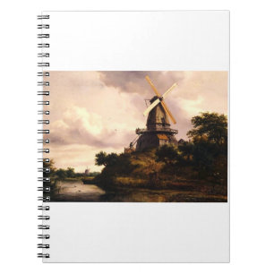 Landscape with a Windmill Art Notebook