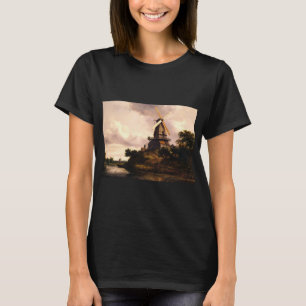 Landscape with a Windmill Art T-Shirt
