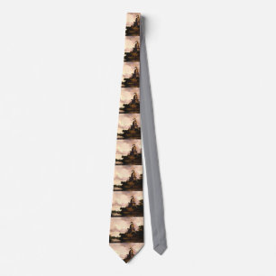 Landscape with a Windmill Art Tie