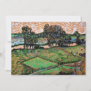 Landscape with Bridge Across the Oise Holiday Card