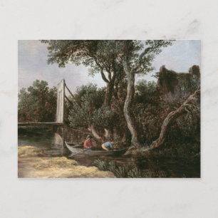 Landscape with Bridge, c.1628 Postcard