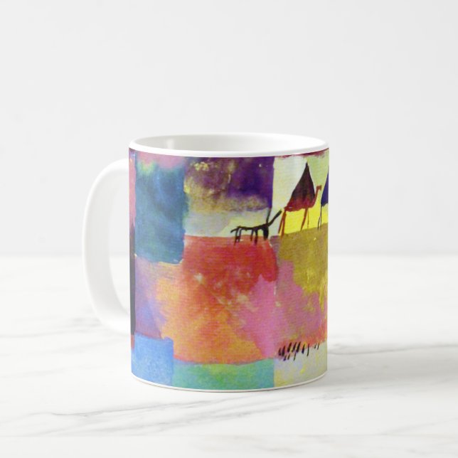 Landscape with Camels, Paul Klee Coffee Mug (Front Left)