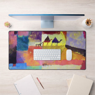 Landscape with Camels, Paul Klee Desk Mat