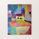 Landscape with Camels, Paul Klee Jigsaw Puzzle<br><div class="desc">Paul Klee (18 December 1879 – 29 June 1940) was a Swiss-born artist. His highly individual style was influenced by movements in art that included Expressionism, Cubism, and Surrealism. Klee was a natural draftsman who experimented with and eventually deeply explored color theory, writing about it extensively; his lectures Writings on...</div>