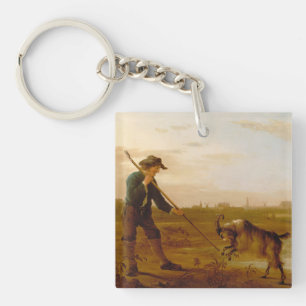 Landscape with cattle Aelbert Cuyp Key Ring