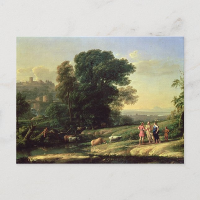 Landscape with Cephalus Postcard (Front)