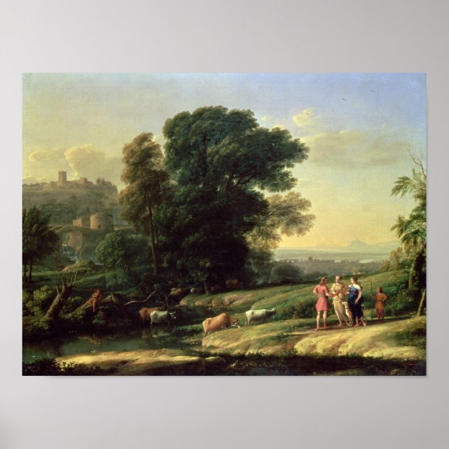 Landscape with Cephalus Poster (Front)