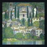 Landscape With Cypresses - Gustav Klimt Poster<br><div class="desc">Church In Cassone – Landscape With Cypresses - Gustav Klimt (Austrian,  1862-1918).</div>