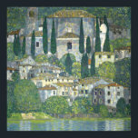 Landscape With Cypresses - Gustav Klimt Poster<br><div class="desc">Church In Cassone – Landscape With Cypresses - Gustav Klimt (Austrian,  1862-1918).</div>