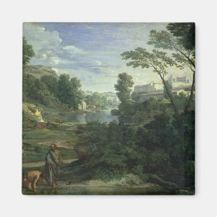 Landscape with Diogenes, 1648 Magnet