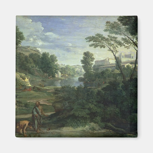 Landscape with Diogenes, 1648 Magnet (Front)