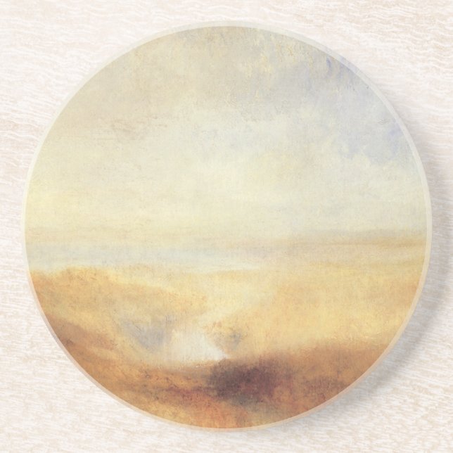 Landscape with Distant River Bay by Joseph Turner Coaster (Front)