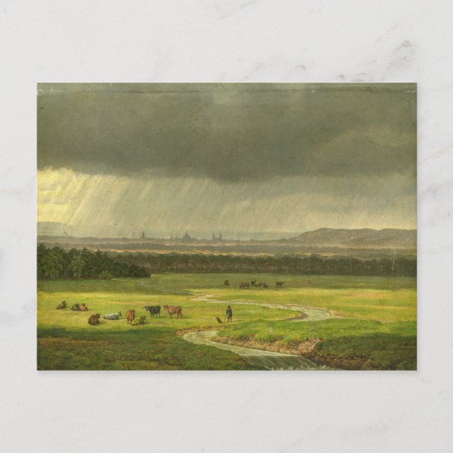 Landscape with Dresden in the Distance, 1830 Postcard (Front)