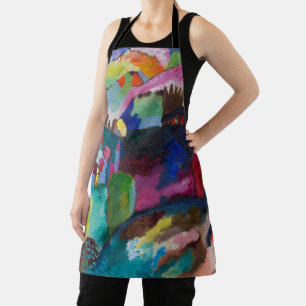 Landscape with Factory Chimney, Wassily Kandinsky Apron