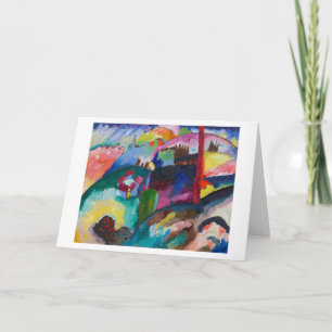 Landscape with Factory Chimney, Wassily Kandinsky Card