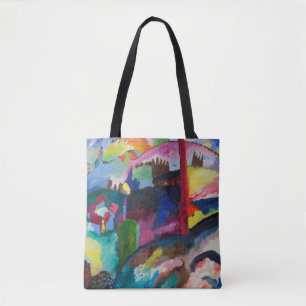 Landscape with Factory Chimney, Wassily Kandinsky Tote Bag