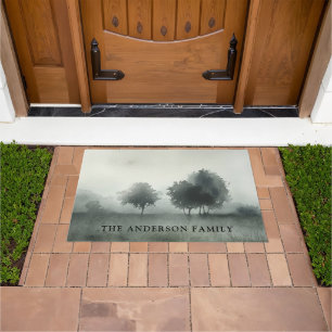 Landscape With Family Name Doormat