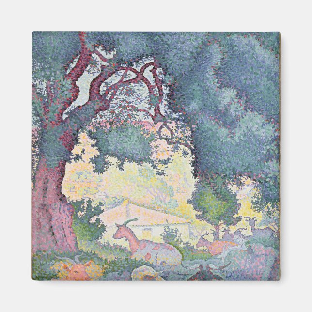Landscape with Goats, 1895 Magnet (Front)