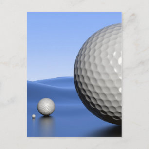 Landscape with Golf Balls Postcard