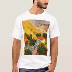 Landscape with House and PloughmaVincent van Gogh  T-Shirt