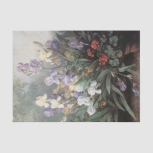 Landscape with Irises by Barbara Bodichon Tissue Paper