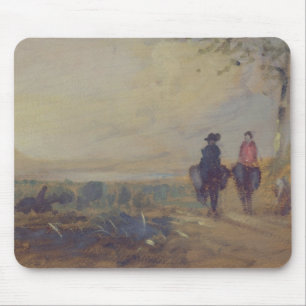 Landscape with Lake and two Figures Riding, previo Mouse Mat
