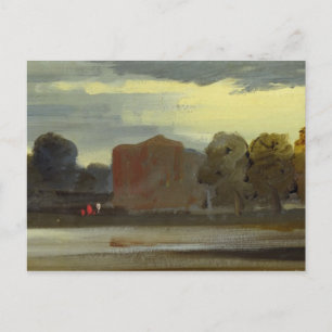 Landscape with Lake (Lake Scene) previously attrib Postcard