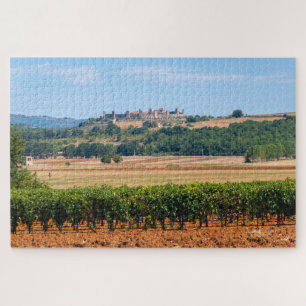 Landscape with little town Monteriggioni, Tuscany Jigsaw Puzzle