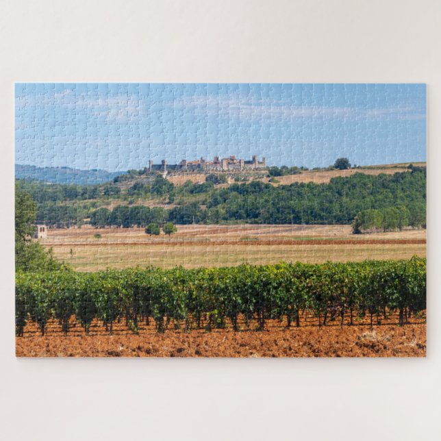 Landscape with little town Monteriggioni, Tuscany Jigsaw Puzzle (Horizontal)