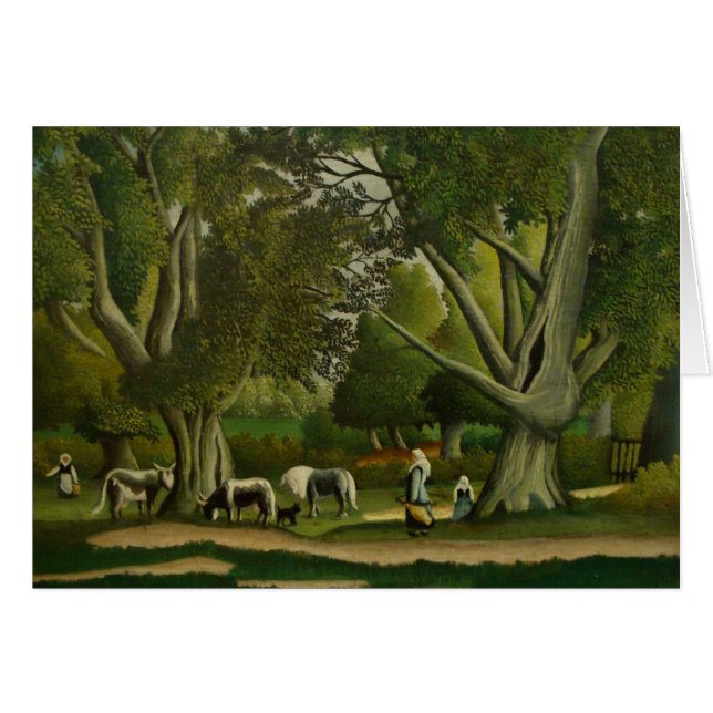 Landscape with Milkmaids by Henri Rousseau (Front Horizontal)