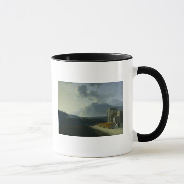 Landscape with Mount Stromboli Mug (Right)