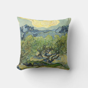 Landscape with Olive Vincent Willem van Gogh Cushion