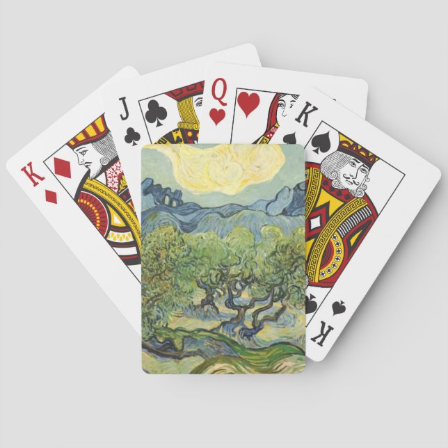 Landscape with Olive Vincent Willem van Gogh     Playing Cards (Back)