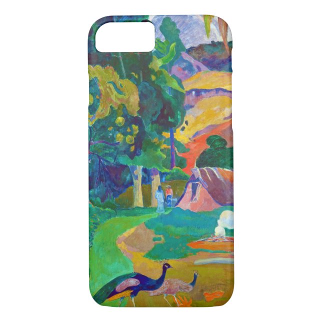 Landscape with Peacocks, Gauguin Case-Mate iPhone Case (Back)