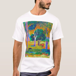 Landscape with Pig and Horse, Gauguin T-Shirt
