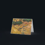 Landscape with Rabbits, 1889 by Vincent van Gogh Thank You Card<br><div class="desc">Vincent van Gogh - Landscape with Rabbits,  1889. 
Vincent Willem van Gogh (1853-1890) was a Dutch Post-Impressionist painter who posthumously became one of the most famous and influential figures in Western art history.</div>