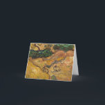 Landscape with Rabbits, 1889 by Vincent van Gogh Thank You Card<br><div class="desc">Vincent van Gogh - Landscape with Rabbits,  1889. 
Vincent Willem van Gogh (1853-1890) was a Dutch Post-Impressionist painter who posthumously became one of the most famous and influential figures in Western art history.</div>