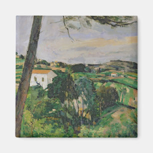 Landscape with red roof or The pine at the Magnet