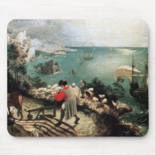 Landscape with the Fall of Icarus - 1558 Mouse Mat