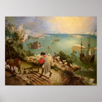 Landscape with the Fall of Icarus by P. Bruegel