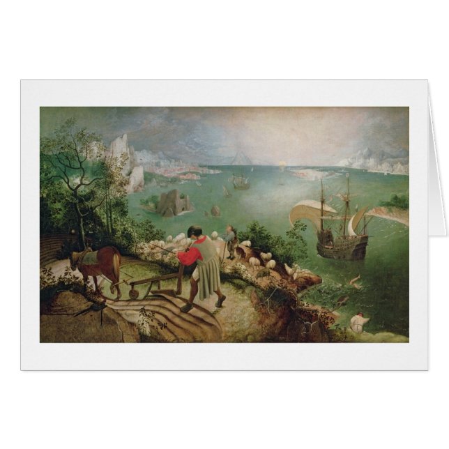 Landscape with the Fall of Icarus, c.1555 (Front Horizontal)