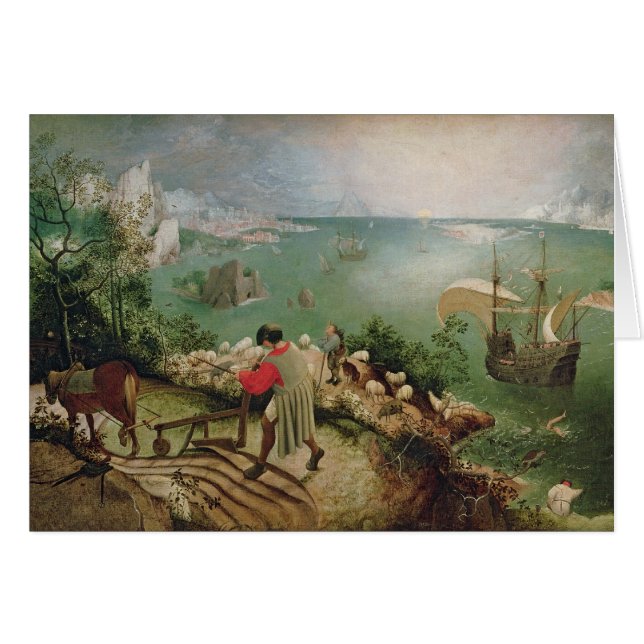 Landscape with the Fall of Icarus, c.1555 (Front Horizontal)